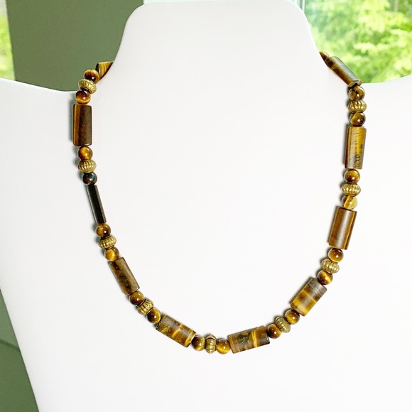 NWT Choker- Tigers Eye & Bali - Picture 2 of 5